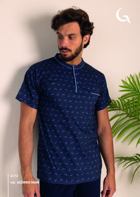 PIGIAMA UOMO M/M 6172 Tellini S.r.l. Ingrosso Abbigliamento