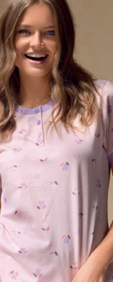 CAMICIA NOTTE SERAFINO DONNA M/L 633998 Tellini S.r.l. Ingrosso Abbigliamento