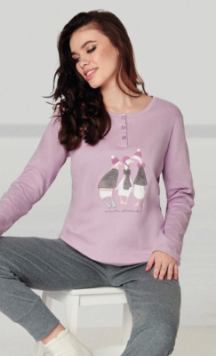 PIGIAMA SERAFINO DONNA M/L 651450 Tellini S.r.l. Ingrosso Abbigliamento