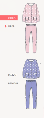 Offener Pyjama Damen M/L EMT652417 52/54 Tellini S.R.L. Großhandelskleidung