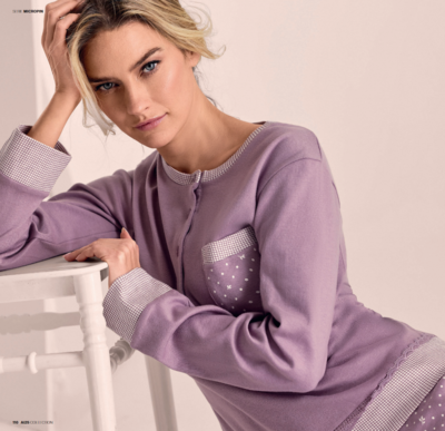 PIGIAMA SERAFINO DONNA M/L 652896 50/54 Tellini S.r.l. Ingrosso Abbigliamento