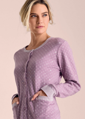 PIGIAMA APERTO DONNA M/L 652897 50/56 Tellini S.R.L. Großhandelskleidung