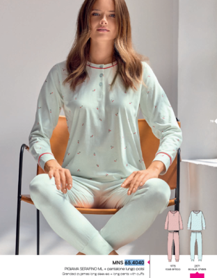 ŽENSKA SERAFINO PIDŽAMA M/L 654040 Tellini S.R.L. Veleprodajna odjeća