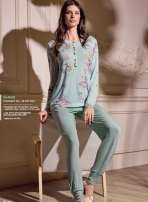 PIGIAMA SERAFINO DONNA M/L 654068 Tellini S.R.L. Veleprodajna odjeća