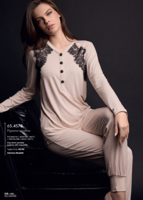 PIGIAMA SERAFINO DONNA M/L 654578 Tellini S.R.L. Großhandelskleidung