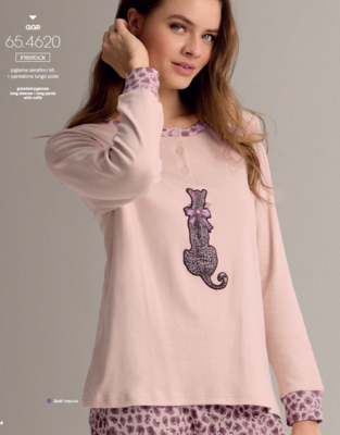 PIGIAMA SERAFINO DONNA M/L 654620 Tellini S.r.l. Ingrosso Abbigliamento