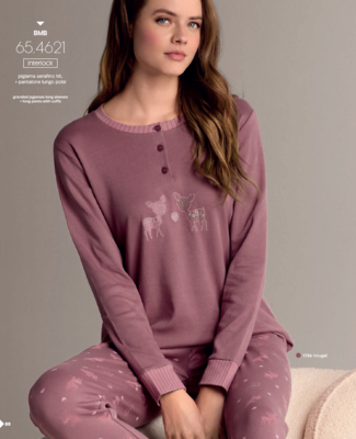 PIGIAMA SERAFINO DONNA M/L 654621 Tellini S.r.l. Ingrosso Abbigliamento
