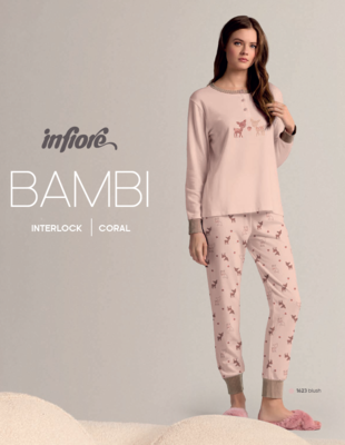 PIGIAMA SERAFINO DONNA M/L 654621 Tellini S.r.l. Ingrosso Abbigliamento