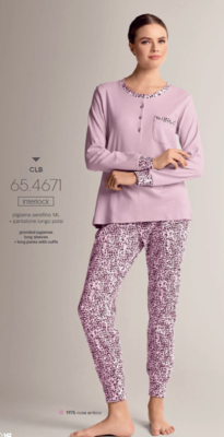 PIGIAMA SERAFINO DONNA M/L 654671 Tellini S.R.L. Großhandelskleidung