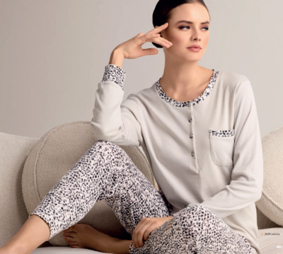 PIGIAMA SERAFINO DONNA M/L 654671 Tellini S.R.L. Großhandelskleidung