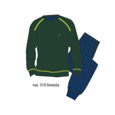 HERREN PYJAMA M/L 6719 Tellini S.R.L. Großhandelskleidung