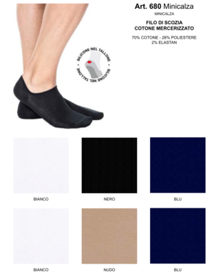 MINICALZA UOMO 680 Ingrosso MERITEX Tellini S.r.l.