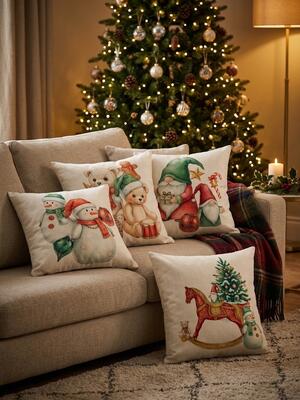 NATALE COPRICUSCINO TERFIR 45X45 Tellini S.r.l. Ingrosso Abbigliamento