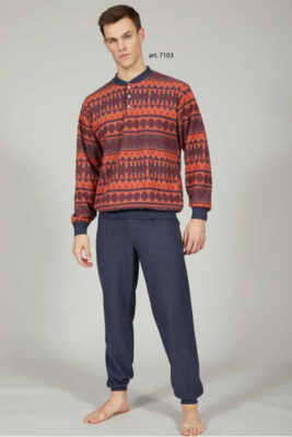 HERREN-PYJAMAS S/L 7103 Tellini S.R.L. Großhandelskleidung