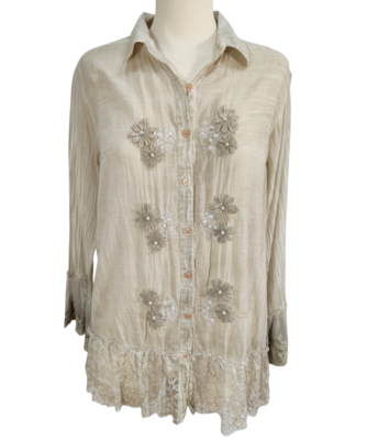 CAMICIA DONNA M/L 71395 Tellini S.r.l. Ingrosso Abbigliamento