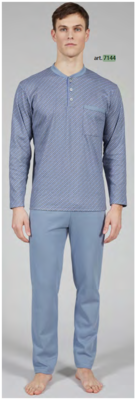HERREN-SERAFINO-PYJAMAS M/L 7144 Tellini S.R.L. Großhandelskleidung