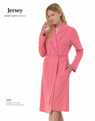 WOMEN'S DRESSING GOWN S/L LQ171471 Tellini S.r.l. Wholesale Clothing
