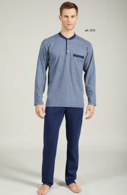 PIGIAMA SERAFINO CONFORMATO UOMO M/L 7213 Tellini S.r.l. Ingrosso Abbigliamento