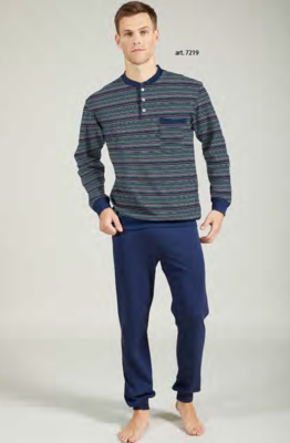 PIGIAMA SERAFINO UOMO M/L 7219 Tellini S.R.L. Großhandelskleidung