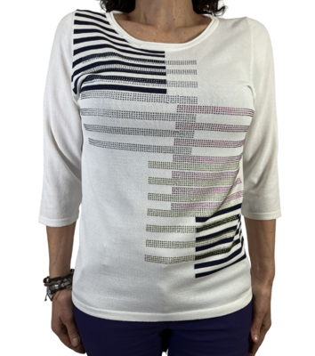 MAGLIA DONNA 3/4M 7319 Ingrosso Abbigliamento Donna Tellini S.r.l.