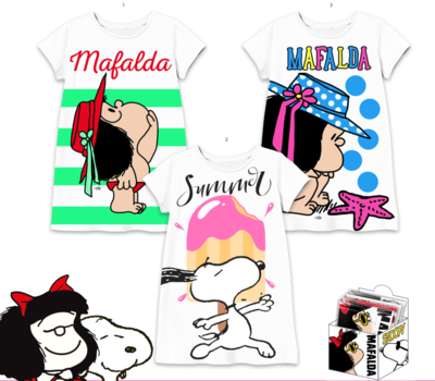 MAXI T-SHIRT BAMBINA M/M PMB7381MM Tellini S.r.l. Ingrosso Abbigliamento