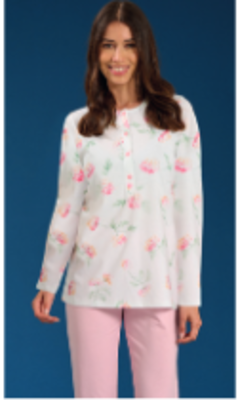 SERAFINO PYJAMA DAMEN M/L LR175157 Tellini S.R.L. Großhandelskleidung