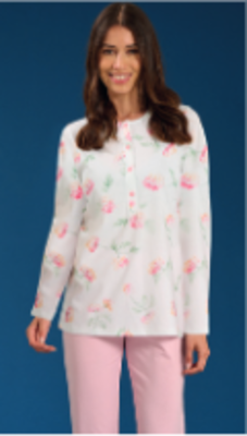SERAFINO GESCHNITTENER DAMEN-PYJAMA M/L LR175158 Tellini S.R.L. Großhandelskleidung