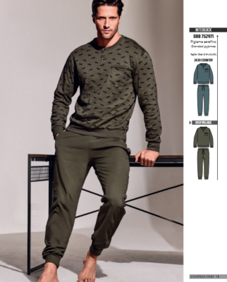 PIGIAMA SERAFINO UOMO M/L 752971 Ingrosso INFIORE UOMO Tellini S.r.l.