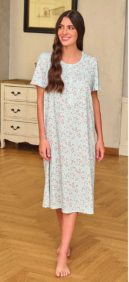 CAMICIA NOTTE SERAFINO DONNA M/M LS175405 Tellini S.R.L. Χονδρική ενδυμασία