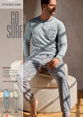 PIGIAMA SERAFINO UOMO M/L 754256 Ingrosso INFIORE UOMO Tellini S.r.l.