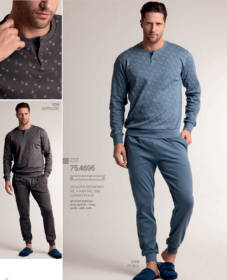 PIGIAMA SERAFINO UOMO M/L 754696 Ingrosso Intimo Tellini S.r.l.