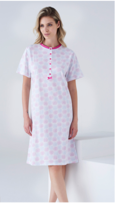 CAMICIA NOTTE DONNA M/M KC8079 Ingrosso KAREL Tellini S.r.l.