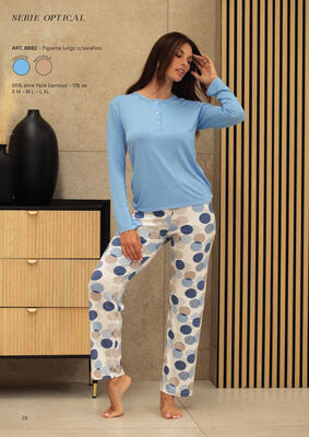PIGIAMA SERAFINO DONNA M/L 8882 Ingrosso MAGIC DREAM Tellini S.r.l.