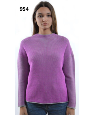 DAMEN-SWEATER S/L 954 Tellini S.R.L. Großhandelskleidung