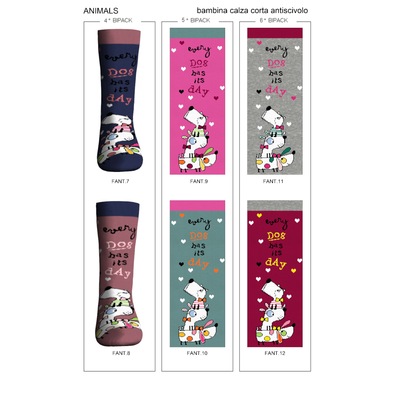 CALZINO ABS BAMBINO ANIMALS Tellini S.r.l. Ingrosso Abbigliamento