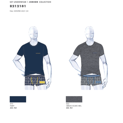 COMPLETO INTIMO RAGAZZO B212181 Tellini S.r.l. Ingrosso Abbigliamento