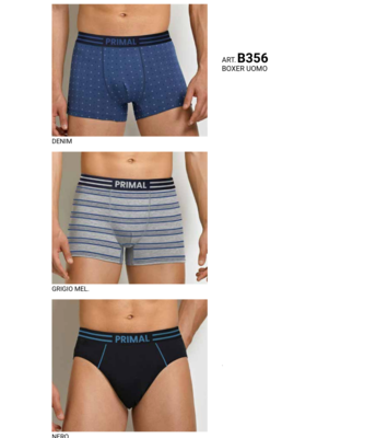 TRIS BOXER UOMO B356 Tellini S.r.l. Ingrosso Abbigliamento