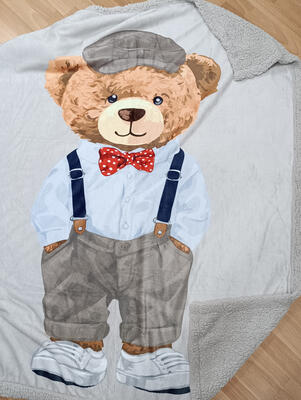 PLAID BEAR 130X160 Tellini S.r.l. Ingrosso Abbigliamento