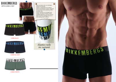 TRIS BOXER UOMO BKK21007T Tellini S.r.l. Ingrosso Abbigliamento