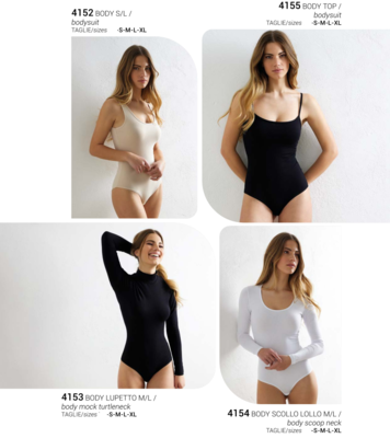 DAMEN-BODY M/L 4153 ROLLKRAGEN Tellini S.R.L. Großhandelskleidung