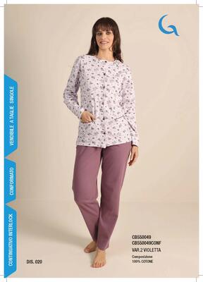 PIGIAMA DONNA M/LC552/CB550049 Ingrosso Pigiami donna Tellini S.r.l.