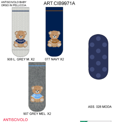 CALZINO ABS BAMBINO CIB9971A Tellini S.r.l. Ingrosso Abbigliamento