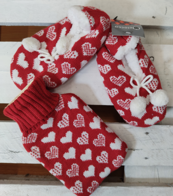 DAMEN-PANTOFFEL CND036A+WEIHNACHTSBOULE Tellini S.R.L. Großhandelskleidung
