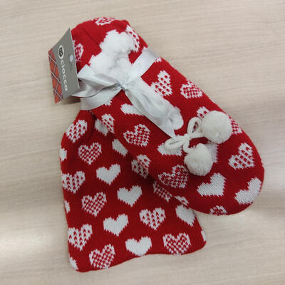 BABBUCCIA DONNA CND036A+BOULE NATALE Tellini S.r.l. Ingrosso Abbigliamento