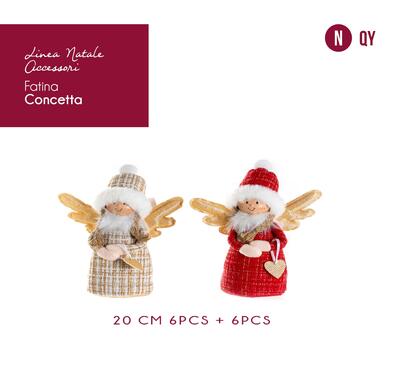 DECORAZIONE FATINA CONCETTA 20CM Tellini S.r.l. Ingrosso Abbigliamento