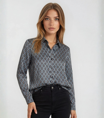 CAMICIA DONNA M/L D19 Tellini S.r.l. Ingrosso Abbigliamento