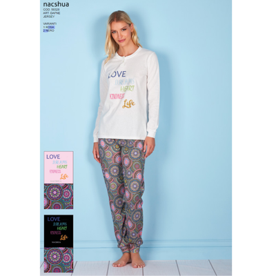 PIGIAMA SERAFINO DONNA M/L DAFNE Tellini S.r.l. Ingrosso Abbigliamento