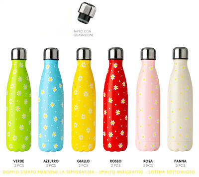 BORRACCIA DAISY 500ML Ingrosso LOVELY HOME Tellini S.r.l.