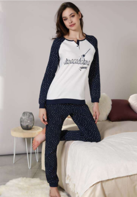 PIGIAMA SERAFINO DONNA M/L B2DD20280 Ingrosso DIMENSIONEDANZA Tellini S.r.l.
