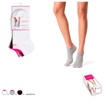 TRIS CALZINO DONNA DMCJB785 Tellini S.r.l. Ingrosso Abbigliamento